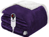 Electric Heated Blanket Full 72"X84" - Dark Purple, ETL Certified