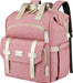 Backpack for Women,Wide Open Work Large Student Bookbag for 15.6 Inch Laptop,Doctor Teacher Nurse College School Travel Bag,Water Resistant Laptop Bookbag Computer Back Pack Pink
