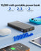 2-Pack Portable Charger Power Bank 10000Mah, Slim Power Bank