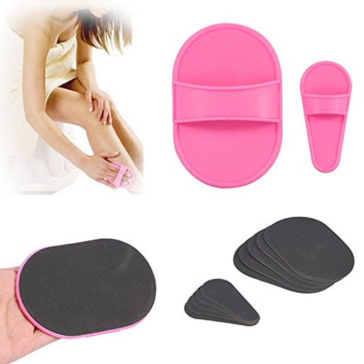 Hair Removal Tool Skin Pad Arm Face Upper Lip Hair Removal Remover Set Exfoliator Away 1SET