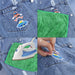 26Pcs Iron on Patches DIY Sew on Decorative Appliques Stickers Embroidery Patches for Cloth Backpacks Jeans Coats, Solar System Theme