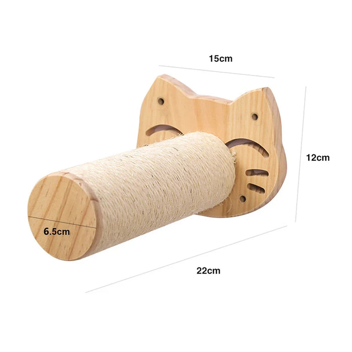 Cat Wall Climbing Shelf Steps Ladder Scratching Post Scratcher Bed Hiding House for Cats Tree Tower Pet Furniture Accessories