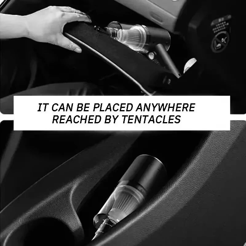 Car Vacuum Cleaner 3 in 1 Integrated Suction and Blowing Vacuum Combination Vacuum Cleaner USB Charging Small Household Vacuum