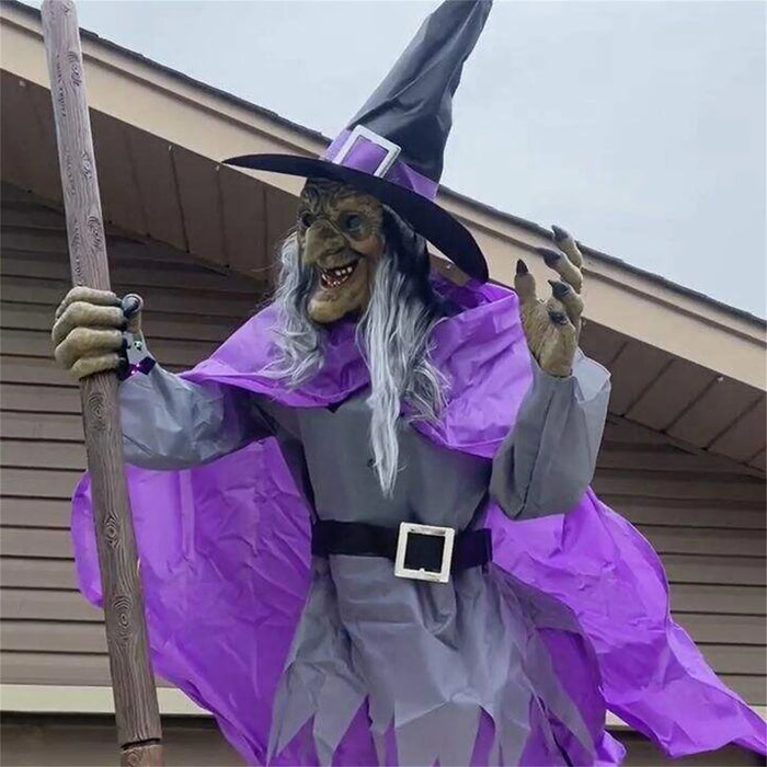 Halloween Props Garden Flying Witch Terror Flying Witch Courtyard Decoration Flying Witch, Halloween Decoration