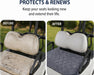 Golf Cart Seat Cover Towel Blanket, Warm Soft Plush 2-4 Passenger