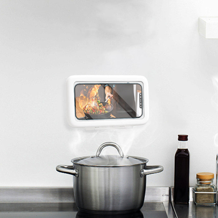 Shower Phone Box Bathroom Waterproof Phone Case Seal Protection Touch Screen Mobile Phone Holder for Kitchen Handsfree Gadget