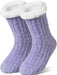 Women Slipper Fuzzy Socks Winter Warm Thermal Cozy Fleece Home Grips Socks