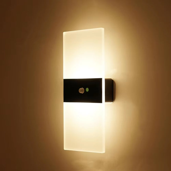 USB Rechargeable Wall Lights Home Indoor Motion Sensor Lighting Bedroom Bedside Lamp Corridor Stairway Decor Lights Wall Lamp