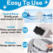 12+12 Pcs Cat Water Filters Replacement for 108Oz/3.2L & 67Oz/2L Fountains