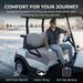 Golf Cart Seat Cover Towel Blanket, Warm Soft Plush 2-4 Passenger
