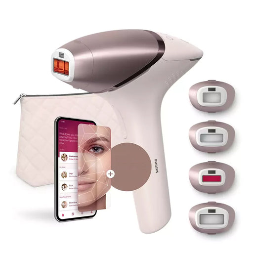Philips Lumea Bri977 9900 Series Ipl Hair Removal Tool with 4 Attachments for Body, Face, Bikini and Armpits