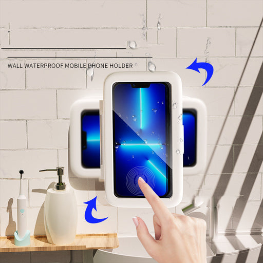 Shower Phone Box Bathroom Waterproof Phone Case Seal Protection Touch Screen Mobile Phone Holder for Kitchen Handsfree Gadget