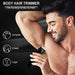 Body Hair & Pubic Hair Trimmer for Men & Women, Painless Electric Body & Bikini Shaver | Waterproof, Type-C Rechargeable Razor