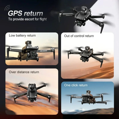 Original V198 MAX GPS Drone 8K Profesional 4K HD Camera Brushless Laser Obstacle Avoidance Foldable Quadcopter Aerial Optical