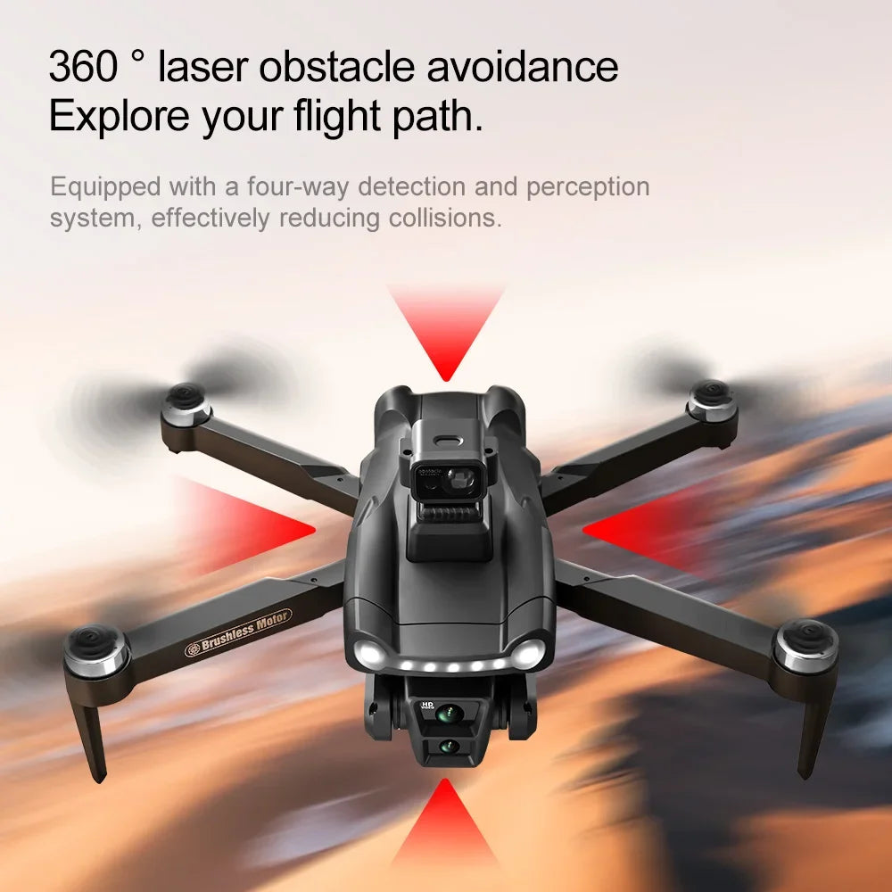 Original V198 MAX GPS Drone 8K Profesional 4K HD Camera Brushless Laser Obstacle Avoidance Foldable Quadcopter Aerial Optical