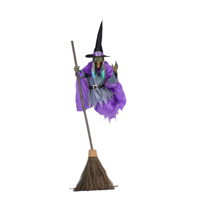 Halloween Props Garden Flying Witch Terror Flying Witch Courtyard Decoration Flying Witch, Halloween Decoration