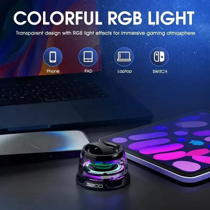 Portable Mini Bluetooth Speaker G200 RGB Lighting Magnetic Speaker BT5.3 Mini Sound Box 7 Hours Playback Phone Holder